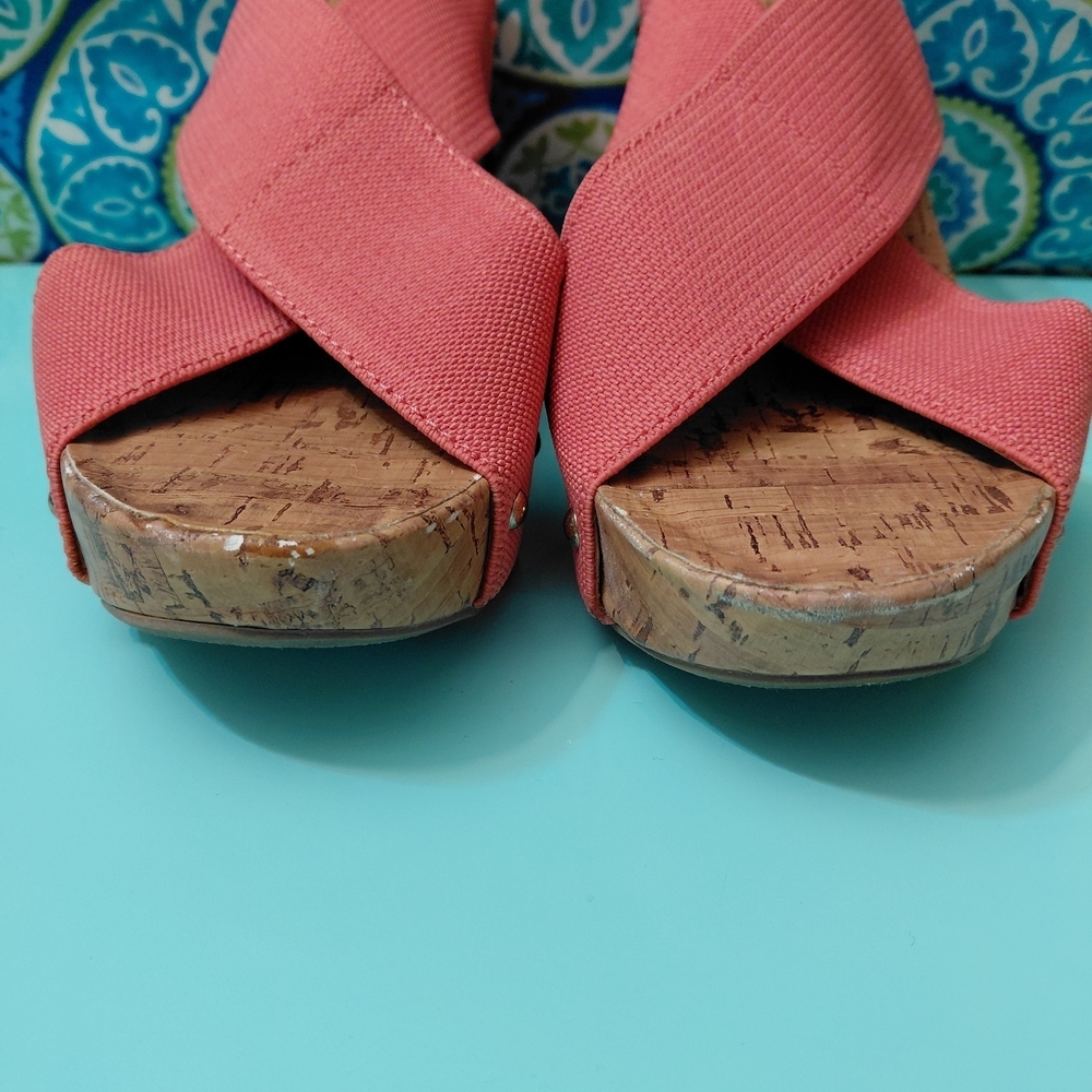 Montego Bay Club Coral Wedge Sandals - Picture 2 of 7